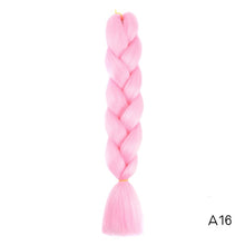 Load image into Gallery viewer, CHERIS HAIR Synthetic hair Braids Ombre Braiding Hair Extension Box Braid Hair Pink Purple Yellow Golden Colors Crochet braids