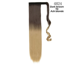 Load image into Gallery viewer, s-noilite 23" Long Curly Clip In Hair Tail False Hair Ponytail Hairpiece With Hairpins Synthetic Hair Pony Tail Hair Extension