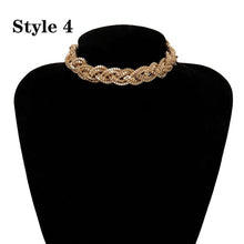 Load image into Gallery viewer, Ingemark Punk Miami Cuban Choker Necklace Collar Statement Hip Hop Big Chunky Aluminum Golden Thick Chain Necklace Women Jewelry