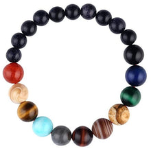 Load image into Gallery viewer, 2020 Eight Planets Bead Bracelet Men Natural Stone Universe Yoga Solar Chakra Bracelet for Women Men Jewelry Gifts Drop Shipping