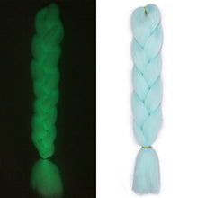 Load image into Gallery viewer, ELEGANT MUSES 24inch Pink Synthetic Crochet Hair Jumbo Braid Hair Yaki Soft Hair Ombre Crochet Braiding Hair Extension For Braid