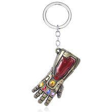 Load image into Gallery viewer, RJ The Avengers 4 Thor Hammer Metal Keychains The Dark World Weapon Iron Man Keyring For Women Movie Fans Jewelry Accessories