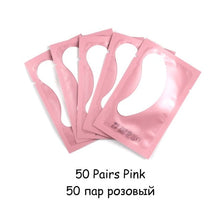 Load image into Gallery viewer, 20/50/100 pairs Eyelash Extension Paper Patch Grafted Eye Stickers Eyelash Under Eye Pads Lint Free Hydrating Eye Paper Patches