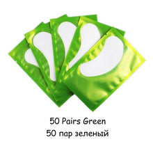 Load image into Gallery viewer, 20/50/100 pairs Eyelash Extension Paper Patch Grafted Eye Stickers Eyelash Under Eye Pads Lint Free Hydrating Eye Paper Patches