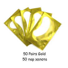Load image into Gallery viewer, 20/50/100 pairs Eyelash Extension Paper Patch Grafted Eye Stickers Eyelash Under Eye Pads Lint Free Hydrating Eye Paper Patches