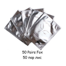 Load image into Gallery viewer, 20/50/100 pairs Eyelash Extension Paper Patch Grafted Eye Stickers Eyelash Under Eye Pads Lint Free Hydrating Eye Paper Patches