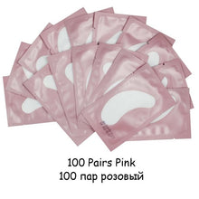 Load image into Gallery viewer, 20/50/100 pairs Eyelash Extension Paper Patch Grafted Eye Stickers Eyelash Under Eye Pads Lint Free Hydrating Eye Paper Patches