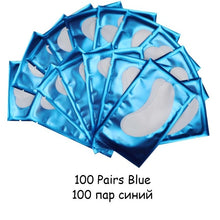 Load image into Gallery viewer, 20/50/100 pairs Eyelash Extension Paper Patch Grafted Eye Stickers Eyelash Under Eye Pads Lint Free Hydrating Eye Paper Patches