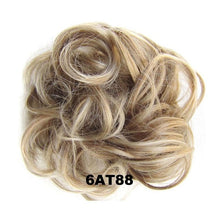 Load image into Gallery viewer, Delice Women's Curly Chignon With Elastic Rubber Band Synthetic Scrunchie Wrap Hair Messy Bun Hairpieces