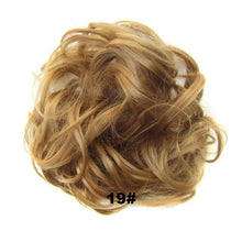 Load image into Gallery viewer, Delice Women's Curly Chignon With Elastic Rubber Band Synthetic Scrunchie Wrap Hair Messy Bun Hairpieces