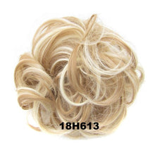 Load image into Gallery viewer, Delice Women's Curly Chignon With Elastic Rubber Band Synthetic Scrunchie Wrap Hair Messy Bun Hairpieces