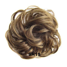 Load image into Gallery viewer, Delice Women's Curly Chignon With Elastic Rubber Band Synthetic Scrunchie Wrap Hair Messy Bun Hairpieces