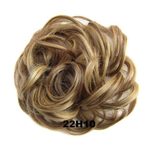 Load image into Gallery viewer, Delice Women's Curly Chignon With Elastic Rubber Band Synthetic Scrunchie Wrap Hair Messy Bun Hairpieces