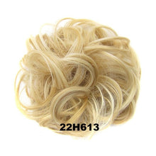Load image into Gallery viewer, Delice Women's Curly Chignon With Elastic Rubber Band Synthetic Scrunchie Wrap Hair Messy Bun Hairpieces