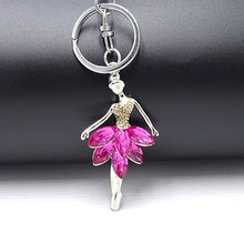 Load image into Gallery viewer, Creative Keychain Alloy Rhinestone Female Angel Keychain Handbag Pendant Car Keychain Woman Jewelry Man Jewelry Belt Buckle