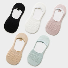 Load image into Gallery viewer, 5 Pairs Cotton Women Socks Solid Snowflake Softable funny Socks Women Summer Slipper Socks Hot Sale