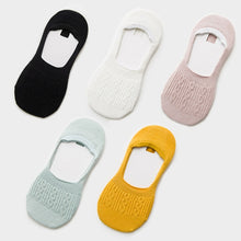 Load image into Gallery viewer, 5 Pairs Cotton Women Socks Solid Snowflake Softable funny Socks Women Summer Slipper Socks Hot Sale
