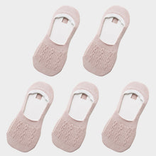 Load image into Gallery viewer, 5 Pairs Cotton Women Socks Solid Snowflake Softable funny Socks Women Summer Slipper Socks Hot Sale
