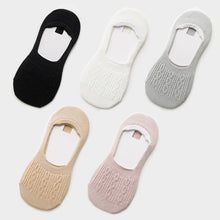 Load image into Gallery viewer, 5 Pairs Cotton Women Socks Solid Snowflake Softable funny Socks Women Summer Slipper Socks Hot Sale