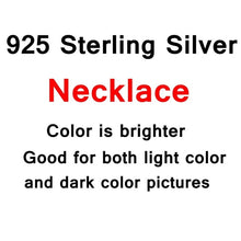 Load image into Gallery viewer, Custom Pet Photo Necklaces Pendant Engraved Name wish 925 Sterling Silver Dog Tag .photo custom jewelry.photo personalized