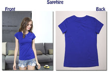 Load image into Gallery viewer, High Quality 18 Color S-3XL Plain T Shirt Women Cotton Elastic Basic T-shirts Female Casual Tops Short Sleeve T-shirt Women 002