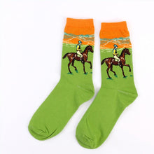 Load image into Gallery viewer, Hot Starry Night Autumn Winter Retro Women Personality Art Van Gogh Mural World Famous Painting Male Socks Oil Funny Happy Socks
