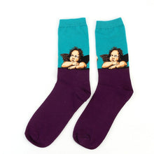 Load image into Gallery viewer, Hot Starry Night Autumn Winter Retro Women Personality Art Van Gogh Mural World Famous Painting Male Socks Oil Funny Happy Socks