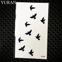 Load image into Gallery viewer, Hot Small Sexy Lips Leaf Black Cartoon Temporary Tattoo Cute Star Tattoo Sticker Love Women Body Finger Art Waterproof Tatoo Kid