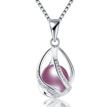 Load image into Gallery viewer, Cauuev genuine 100% Natural freshwater Pearl Jewelry Hot Selling 925 Sterling Silver Pendant Necklace gift For Women Female Jew