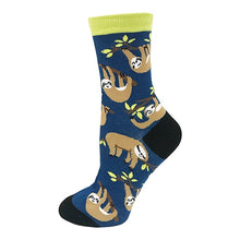 Load image into Gallery viewer, YEADU Women's Socks Japanese Cotton Colorful Cartoon Cute Funny Happy kawaii Skull Alien Avocado Socks for Girl Christmas Gift