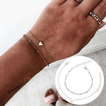 Load image into Gallery viewer, New Arrival Bracelet Sets Minimalist Gold Silver Color Hollow Lotus Bangle Bracelets Gift for Women Exquisite Party Jewelry