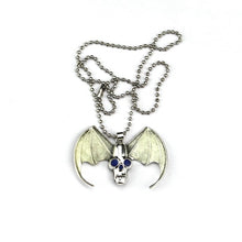 Load image into Gallery viewer, HOT Antique Pentagram Pentacle Angel Wings Pendant Supernatural Necklace Women Jewelry Luminous Necklace GLOW in the DARK gift