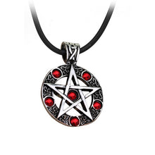 Load image into Gallery viewer, HOT Antique Pentagram Pentacle Angel Wings Pendant Supernatural Necklace Women Jewelry Luminous Necklace GLOW in the DARK gift