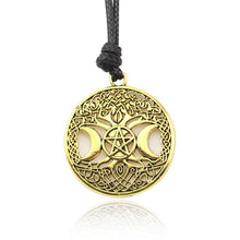 Load image into Gallery viewer, HOT Antique Pentagram Pentacle Angel Wings Pendant Supernatural Necklace Women Jewelry Luminous Necklace GLOW in the DARK gift