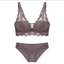 Load image into Gallery viewer, CINOON Fashion Sexy Bra set Women's push up Lace Underwear Panties Thin breathable bra set Jacquard Sexy Underwear Free Shipping