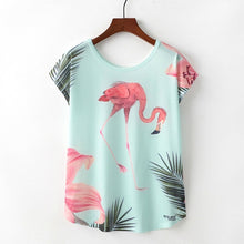 Load image into Gallery viewer, Summer New Women T-Shirts 2020 Harajuku Kawaii Cute Animal Nice Cat Unicorn Print T-shirt Causal O-Neck Short Sleeve Loose Tops