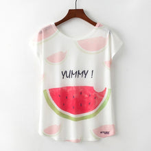 Load image into Gallery viewer, Summer New Women T-Shirts 2020 Harajuku Kawaii Cute Animal Nice Cat Unicorn Print T-shirt Causal O-Neck Short Sleeve Loose Tops