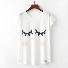 Load image into Gallery viewer, Summer New Women T-Shirts 2020 Harajuku Kawaii Cute Animal Nice Cat Unicorn Print T-shirt Causal O-Neck Short Sleeve Loose Tops