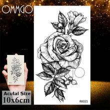 Load image into Gallery viewer, Watercolor Astronaut Universe Temporary Tattoos Sticker For Kids Fake Tattoo Planets Star Tatoos Children Waterproof Space Man