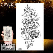Load image into Gallery viewer, Watercolor Astronaut Universe Temporary Tattoos Sticker For Kids Fake Tattoo Planets Star Tatoos Children Waterproof Space Man