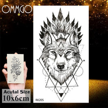 Load image into Gallery viewer, Watercolor Astronaut Universe Temporary Tattoos Sticker For Kids Fake Tattoo Planets Star Tatoos Children Waterproof Space Man