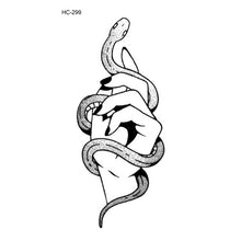 Load image into Gallery viewer, Hot 1PC Popular Ballet Black White Flowers Tattoos Sticker Temporary Drawing Body Art Fake Water Transfer