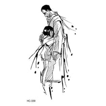 Load image into Gallery viewer, Hot 1PC Popular Ballet Black White Flowers Tattoos Sticker Temporary Drawing Body Art Fake Water Transfer
