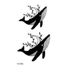 Load image into Gallery viewer, Hot 1PC Popular Ballet Black White Flowers Tattoos Sticker Temporary Drawing Body Art Fake Water Transfer