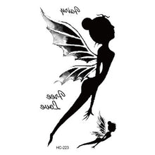 Load image into Gallery viewer, Hot 1PC Popular Ballet Black White Flowers Tattoos Sticker Temporary Drawing Body Art Fake Water Transfer