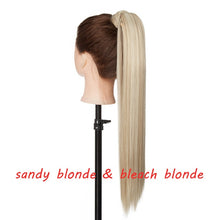 Load image into Gallery viewer, s-noilite 23" Long Curly Clip In Hair Tail False Hair Ponytail Hairpiece With Hairpins Synthetic Hair Pony Tail Hair Extension
