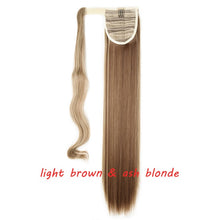 Load image into Gallery viewer, s-noilite 23" Long Curly Clip In Hair Tail False Hair Ponytail Hairpiece With Hairpins Synthetic Hair Pony Tail Hair Extension
