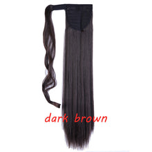 Load image into Gallery viewer, s-noilite 23" Long Curly Clip In Hair Tail False Hair Ponytail Hairpiece With Hairpins Synthetic Hair Pony Tail Hair Extension
