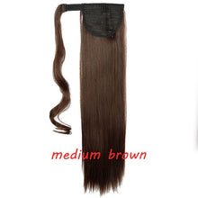 Load image into Gallery viewer, s-noilite 23" Long Curly Clip In Hair Tail False Hair Ponytail Hairpiece With Hairpins Synthetic Hair Pony Tail Hair Extension
