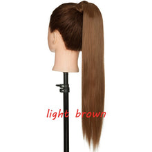 Load image into Gallery viewer, s-noilite 23" Long Curly Clip In Hair Tail False Hair Ponytail Hairpiece With Hairpins Synthetic Hair Pony Tail Hair Extension

